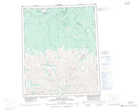 106F Snake River Canadian topographic map, 1:250,000 scale