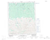 106F Snake River Canadian topographic map, 1:250,000 scale