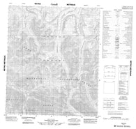 106G02 No Title Canadian topographic map, 1:50,000 scale