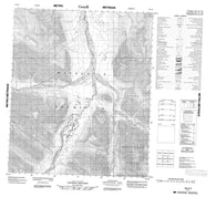 106G03 No Title Canadian topographic map, 1:50,000 scale