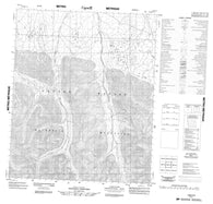 106G05 No Title Canadian topographic map, 1:50,000 scale