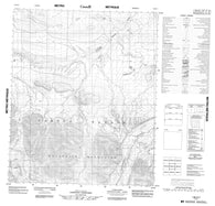 106G07 No Title Canadian topographic map, 1:50,000 scale