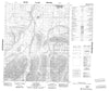 106G08 Ovis Ridge Canadian topographic map, 1:50,000 scale