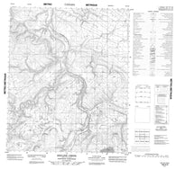 106G09 Beeline Creek Canadian topographic map, 1:50,000 scale