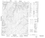 106G10 Yellow Hills Canadian topographic map, 1:50,000 scale