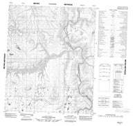 106G11 No Title Canadian topographic map, 1:50,000 scale