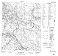 106G16 No Title Canadian topographic map, 1:50,000 scale