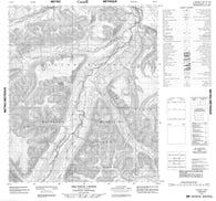 106H02 Brunson Creek Canadian topographic map, 1:50,000 scale