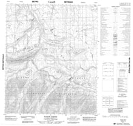 106H05 Elbow Creek Canadian topographic map, 1:50,000 scale