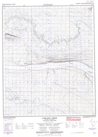 106H09 Carcajou Ridge Canadian topographic map, 1:50,000 scale