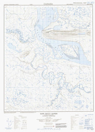 106H10 Sans Sault Rapids Canadian topographic map, 1:50,000 scale