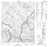 106H12 No Title Canadian topographic map, 1:50,000 scale