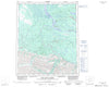 106H Sans Sault Rapids Canadian topographic map, 1:250,000 scale