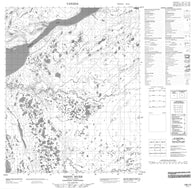 106I02 Tsintu River Canadian topographic map, 1:50,000 scale