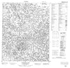 106I04 Tukweye Lake Canadian topographic map, 1:50,000 scale