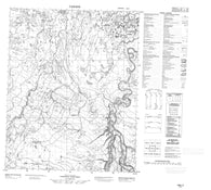 106J02 No Title Canadian topographic map, 1:50,000 scale