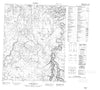 106J02 No Title Canadian topographic map, 1:50,000 scale