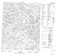 106J06 No Title Canadian topographic map, 1:50,000 scale