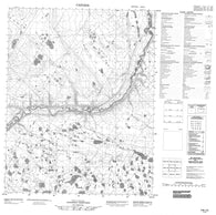 106J09 No Title Canadian topographic map, 1:50,000 scale