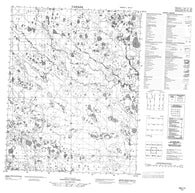 106J11 No Title Canadian topographic map, 1:50,000 scale