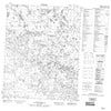 106J12 No Title Canadian topographic map, 1:50,000 scale
