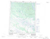 106J Ontaratue River Canadian topographic map, 1:250,000 scale