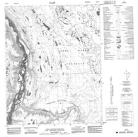 106K05 No Title Canadian topographic map, 1:50,000 scale