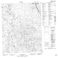 106K06 No Title Canadian topographic map, 1:50,000 scale