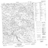 106K08 Weldon Creek Canadian topographic map, 1:50,000 scale