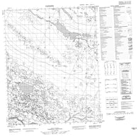 106K09 No Title Canadian topographic map, 1:50,000 scale