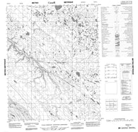 106K12 No Title Canadian topographic map, 1:50,000 scale