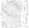 106K12 No Title Canadian topographic map, 1:50,000 scale