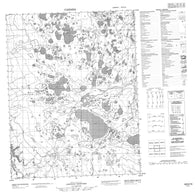 106K15 No Title Canadian topographic map, 1:50,000 scale