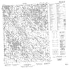 106K16 No Title Canadian topographic map, 1:50,000 scale