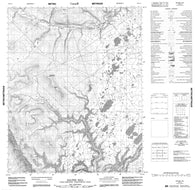 106L02 Salter Hill Canadian topographic map, 1:50,000 scale