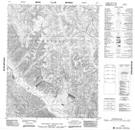 106L04 No Title Canadian topographic map, 1:50,000 scale