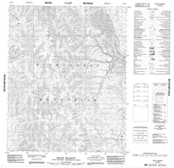 106L05 Mount Kearney Canadian topographic map, 1:50,000 scale