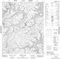 106L11 Bossuyt Lake Canadian topographic map, 1:50,000 scale