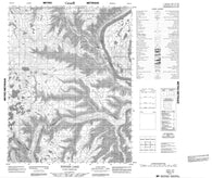 106L14 Tidigeh Lake Canadian topographic map, 1:50,000 scale