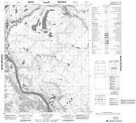 106L15 Tabor Lakes Canadian topographic map, 1:50,000 scale