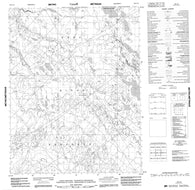 106L16 No Title Canadian topographic map, 1:50,000 scale