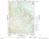 106L Trail River Canadian topographic map, 1:250,000 scale