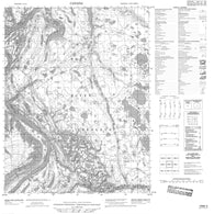 106M02 No Title Canadian topographic map, 1:50,000 scale