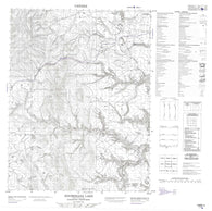 106M04 Boomerang Lake Canadian topographic map, 1:50,000 scale