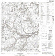 106M06 No Title Canadian topographic map, 1:50,000 scale