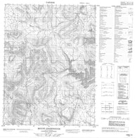 106M13 Mount Goodenough Canadian topographic map, 1:50,000 scale