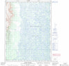 106M14 Husky Channel Canadian topographic map, 1:50,000 scale