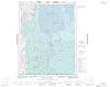 106M Fort Mcpherson Canadian topographic map, 1:250,000 scale