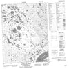 106N07 Rabbit Hay River Canadian topographic map, 1:50,000 scale