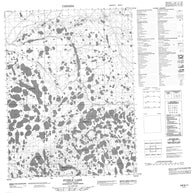 106N11 Puzzle Lake Canadian topographic map, 1:50,000 scale